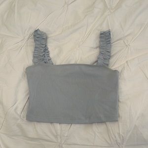 Aritzia Sunday Best Blue Top